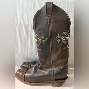 Justin BRL630 Womens Bent Rail Western Boots Antiqued Bomber Brown Size 6B